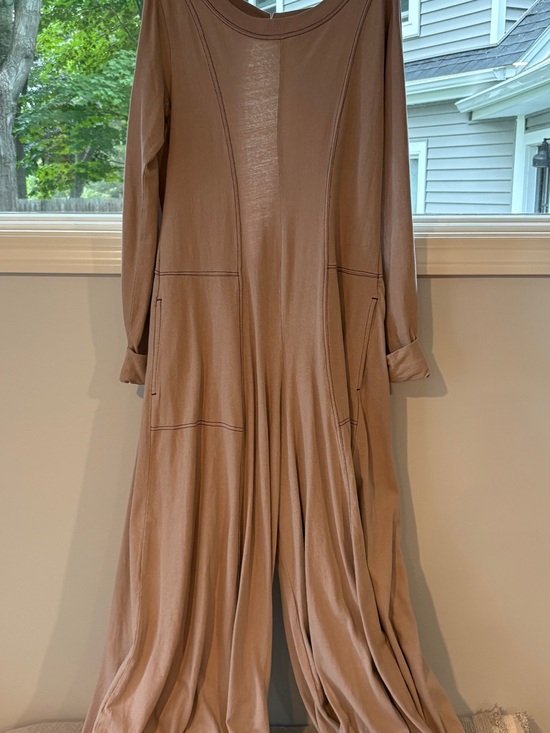 Free People Dresses & Skirts - Women’s Long Sleeve Jumpsuit in Taupe